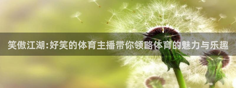 笑傲江湖:好笑的体育主播带你领略体育的魅力与乐趣